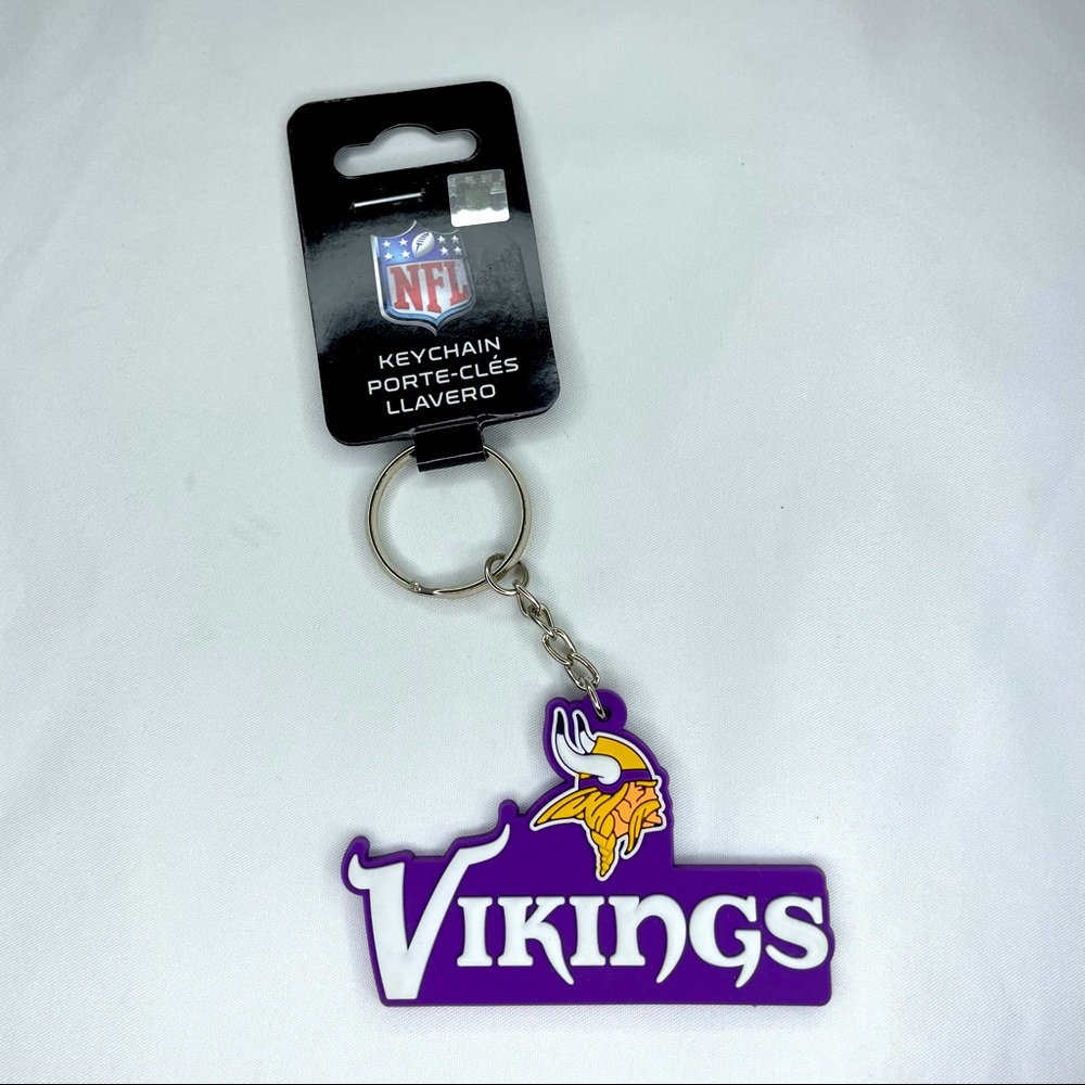 NFL Minnesota Vikings Rubber Keychain